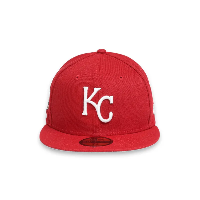 [70693222] Kansas City Royals 50 Anniversary Red 59FIFTY Men's Fitted Hat