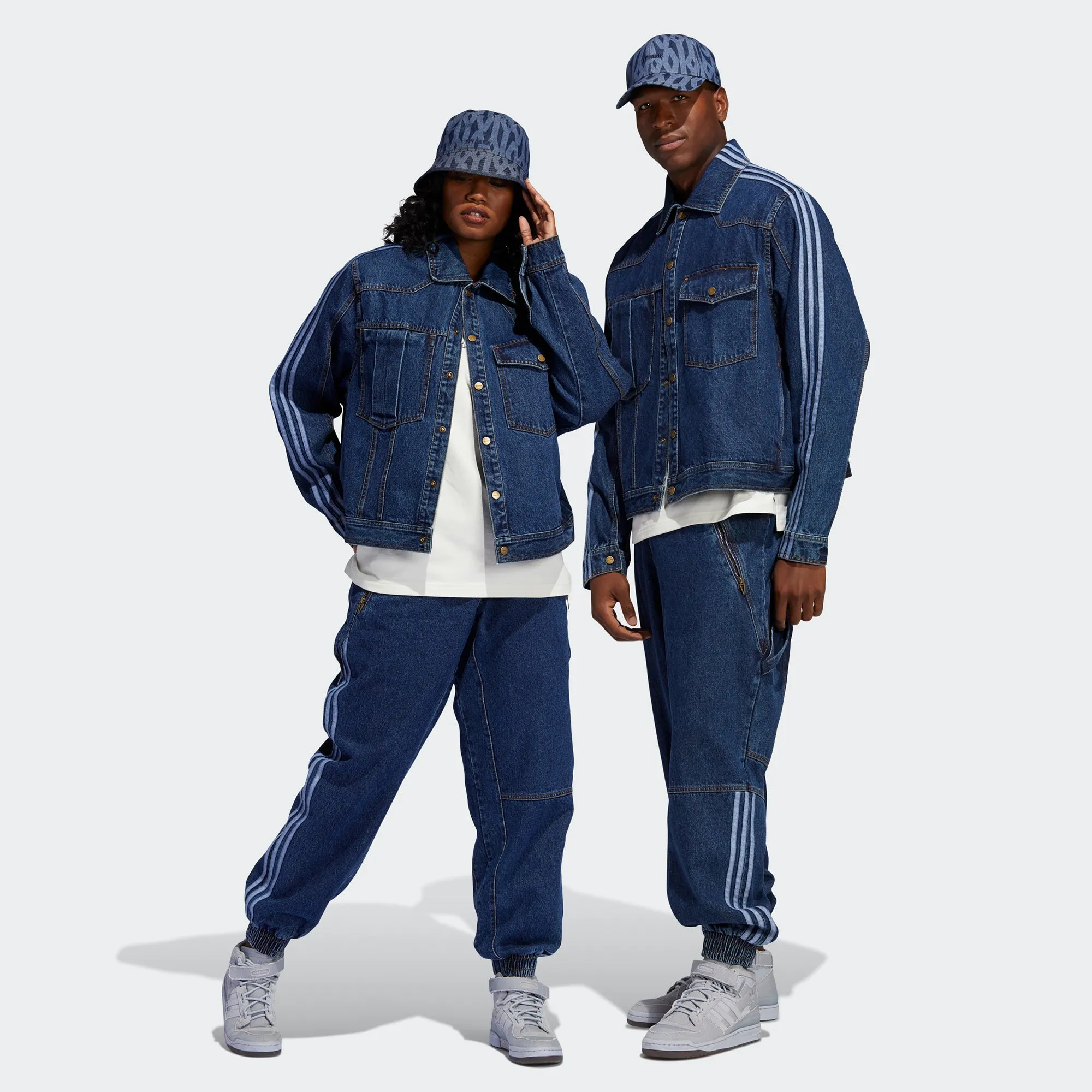 Adidas X Ivy Park Denim Pants Drkden