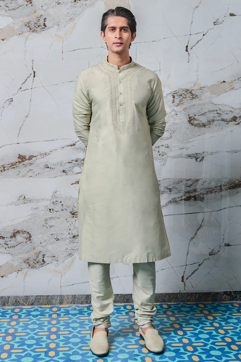 All Over Embroidered Kurta Set