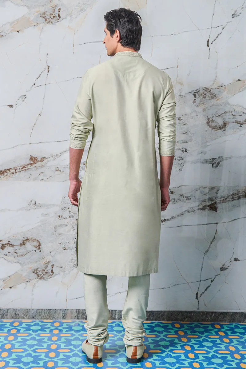 All Over Embroidered Kurta Set