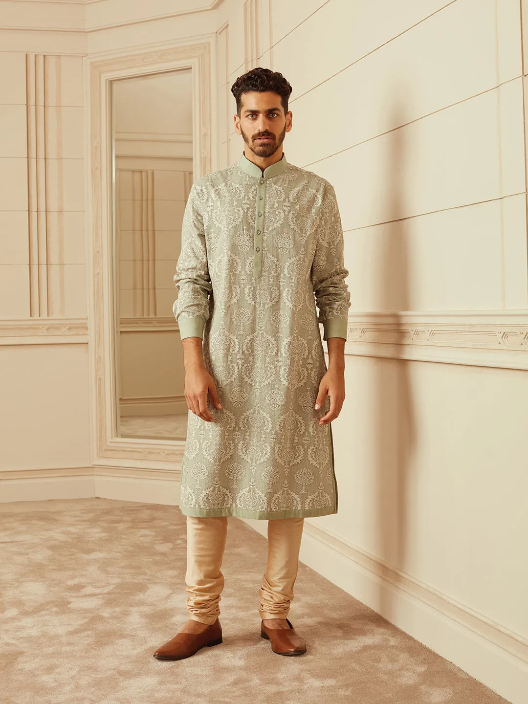 All Over Printed Kurta Set