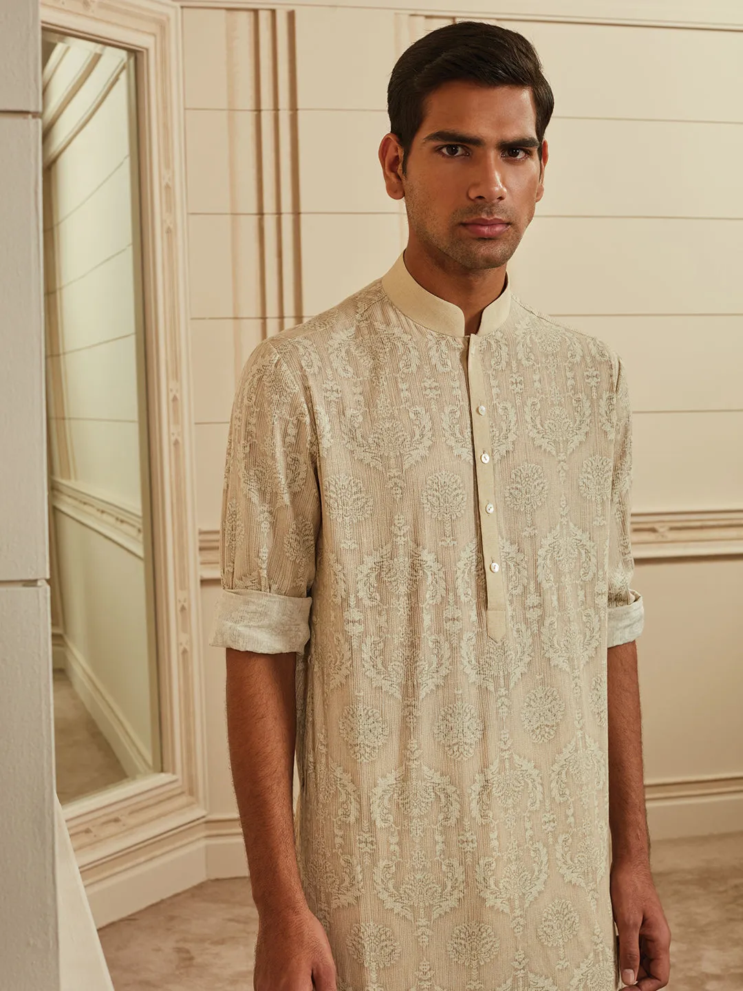 All Over Printed Kurta Set