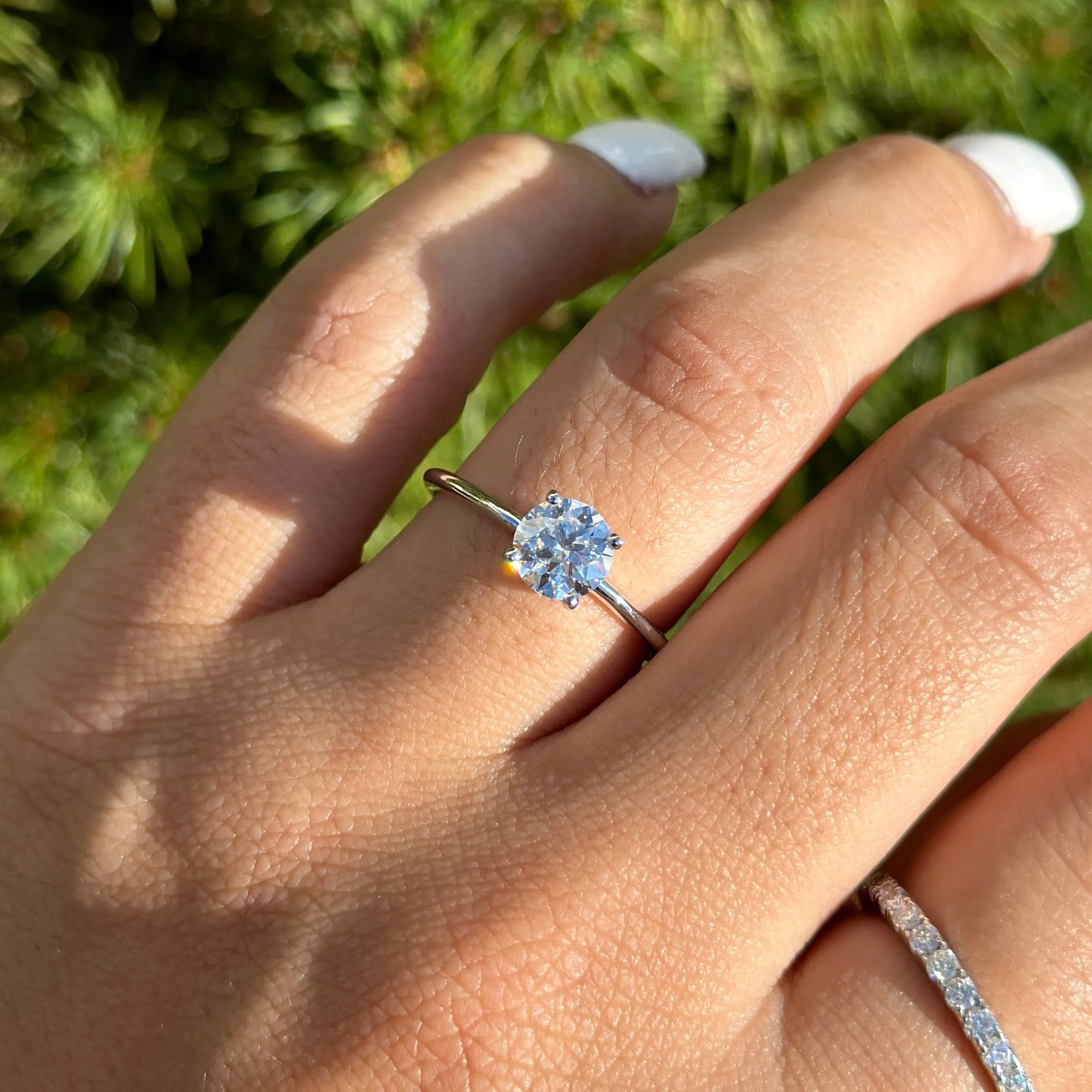 AMANDA MOISSANITE RING