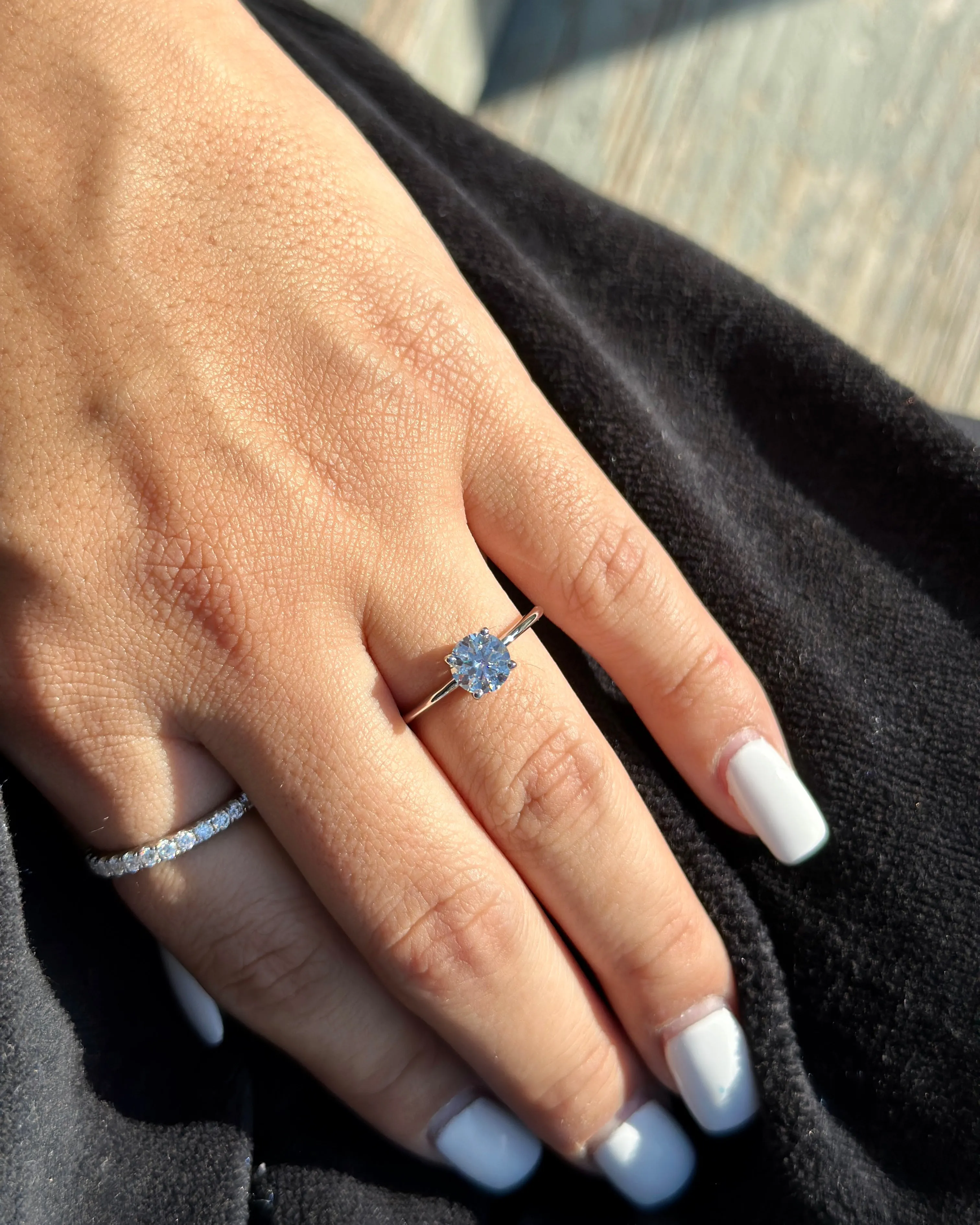 AMANDA MOISSANITE RING