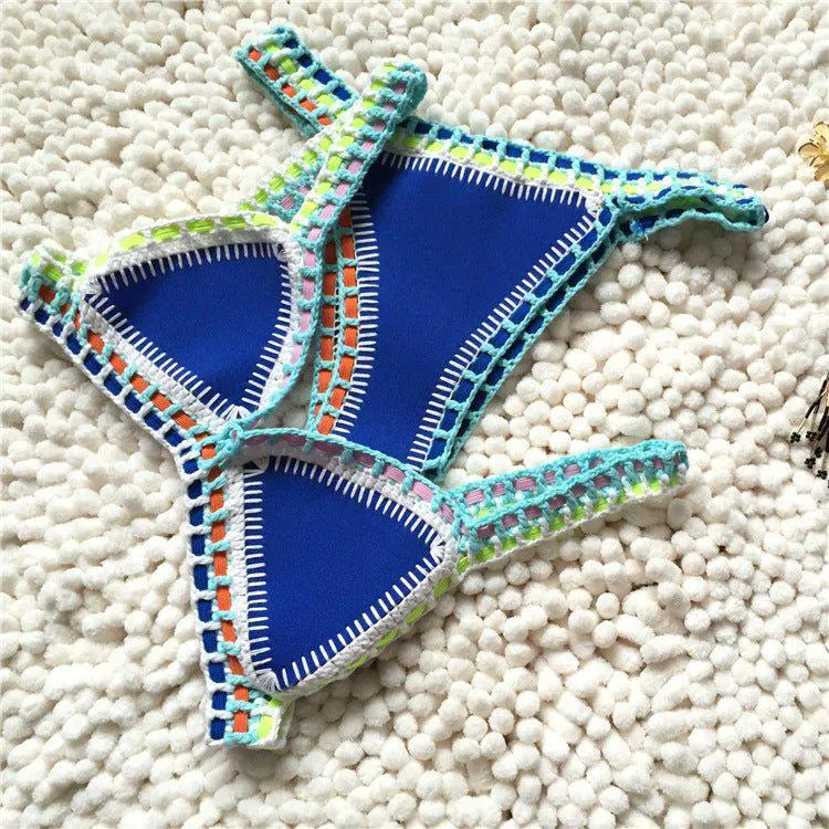 Aria gehäkelter Neopren-Bikini