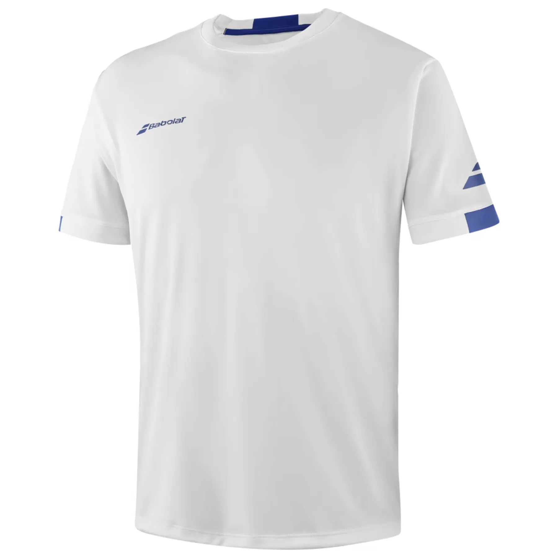 Babolat Play Crew Neck Boy Tee 1000 - White/White