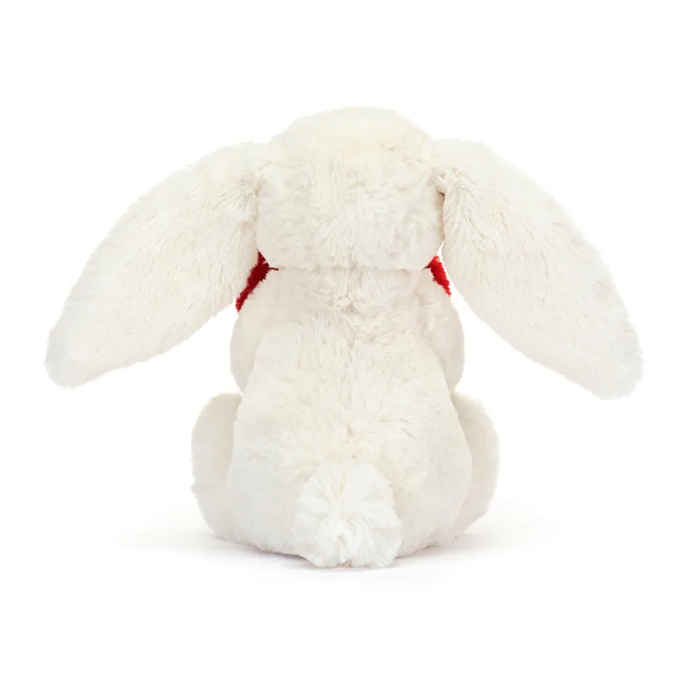 Bashful Red Love Heart Bunny Little