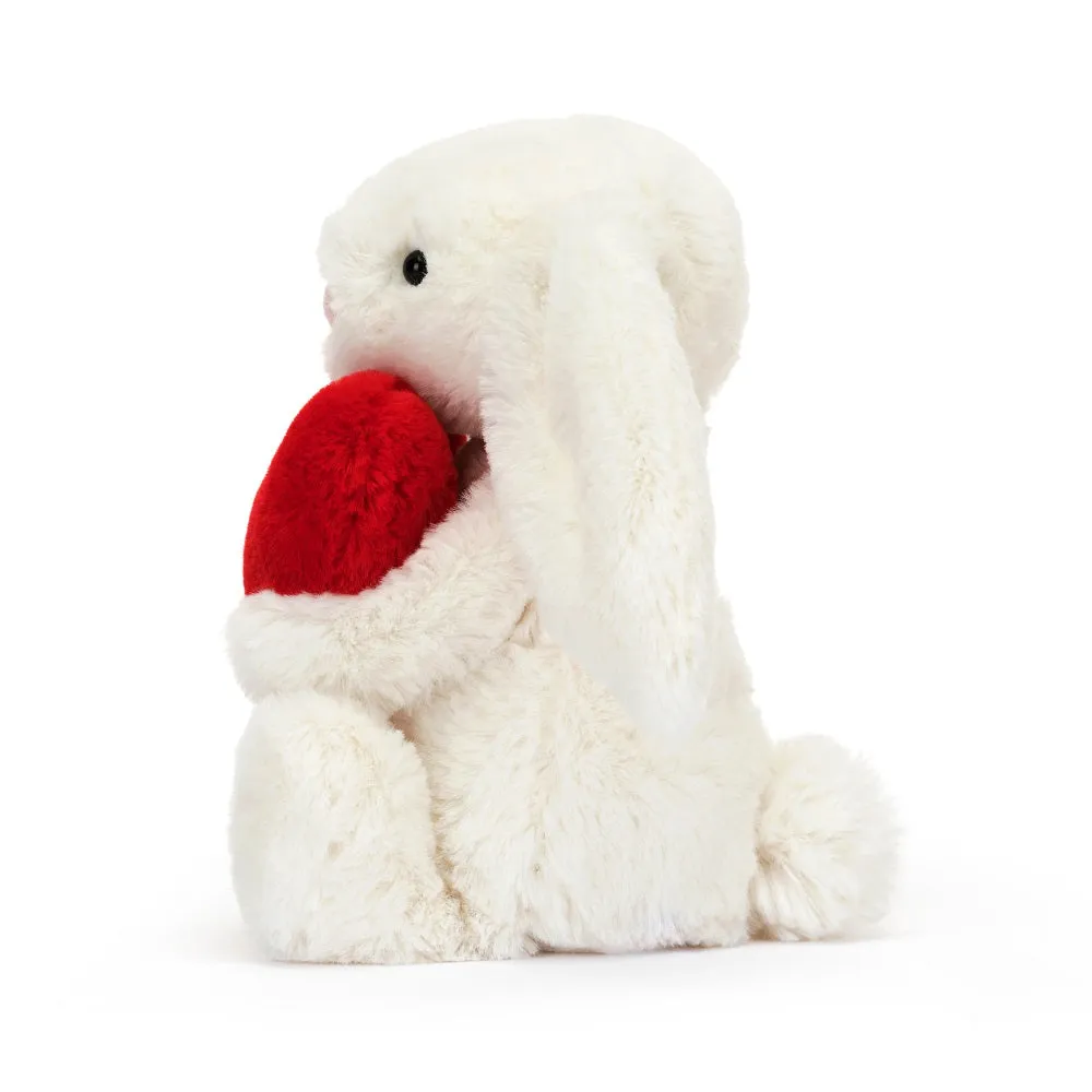 Bashful Red Love Heart Bunny Little