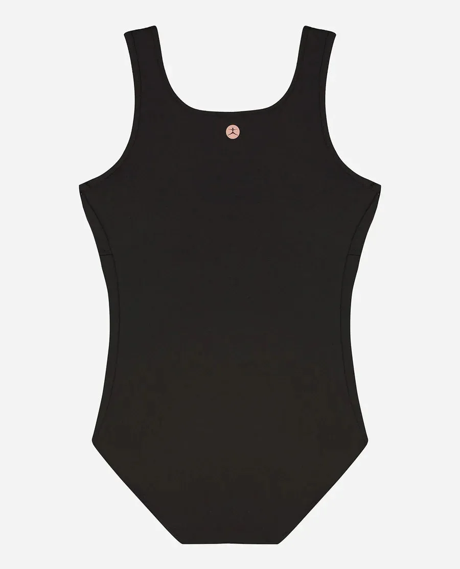 Black PSA Low Back Tank Leotard