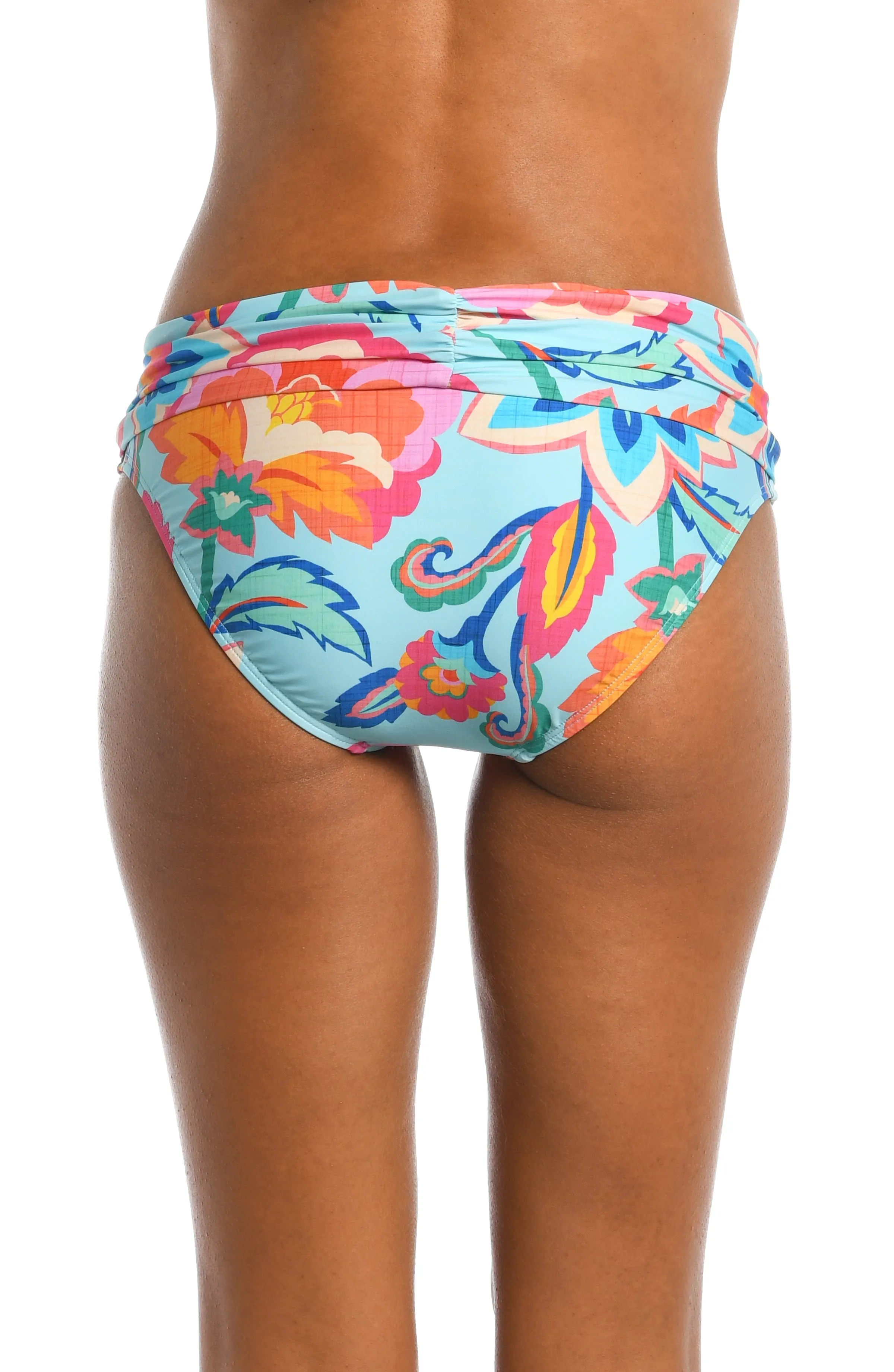 Breezy Beauty Shirred Band Hipster Bottom - FINAL SALE