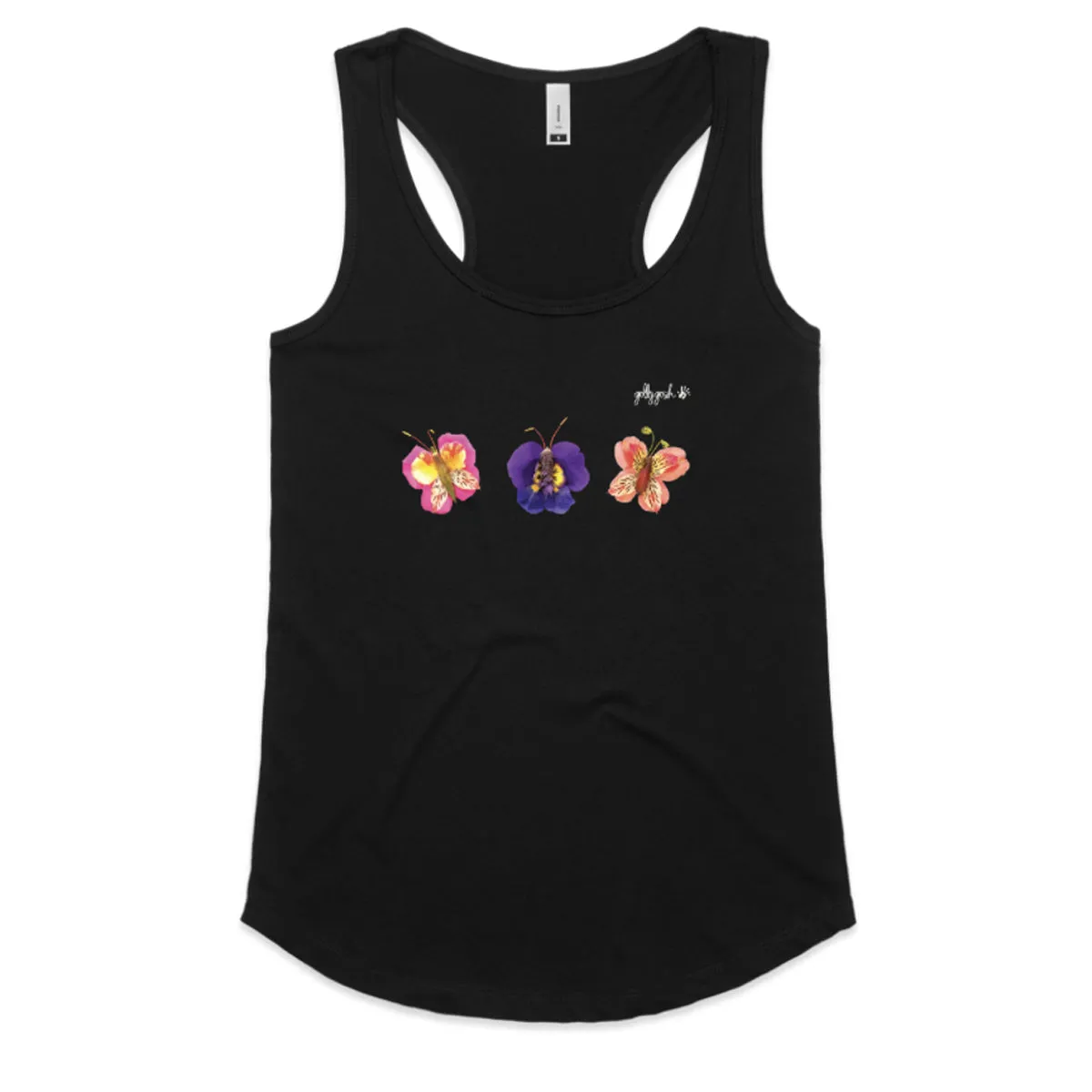 Butterfly Trio Racerback Singlet