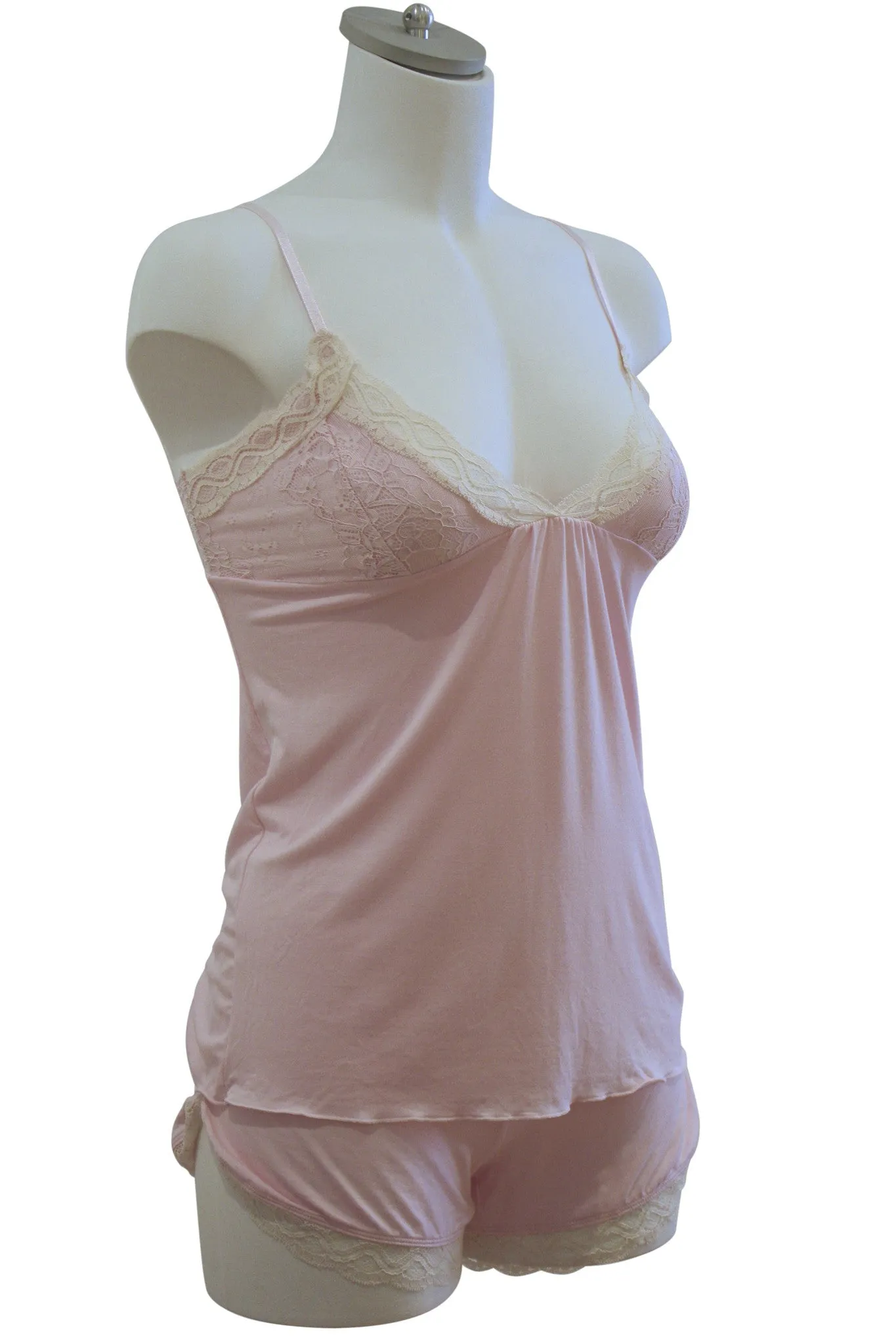 Celine Cami and Shortie Set | Light Pink