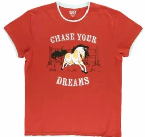 Chase Your Dreams Horse Women's Regular Fit PJ Tee