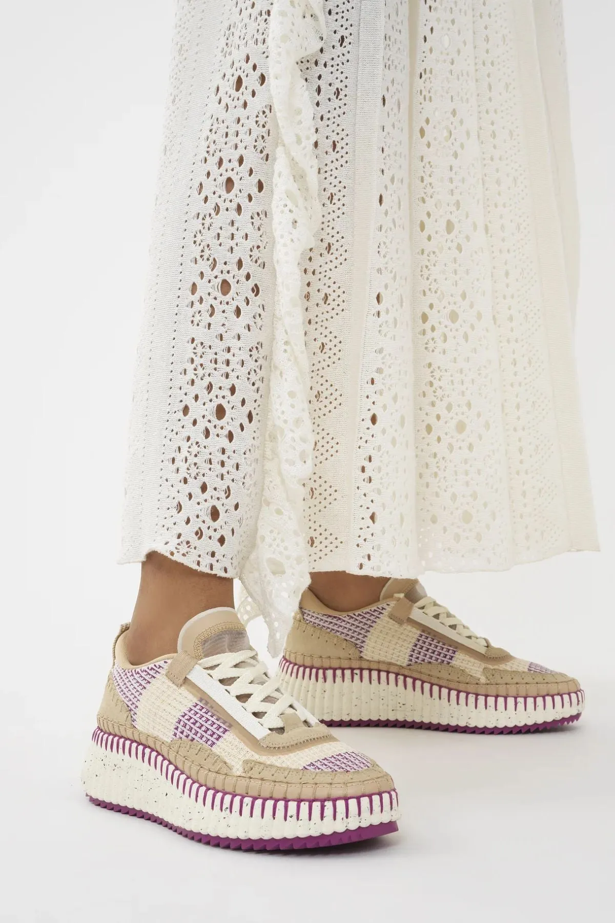 Chloé Nama Sneaker - Wild Purple