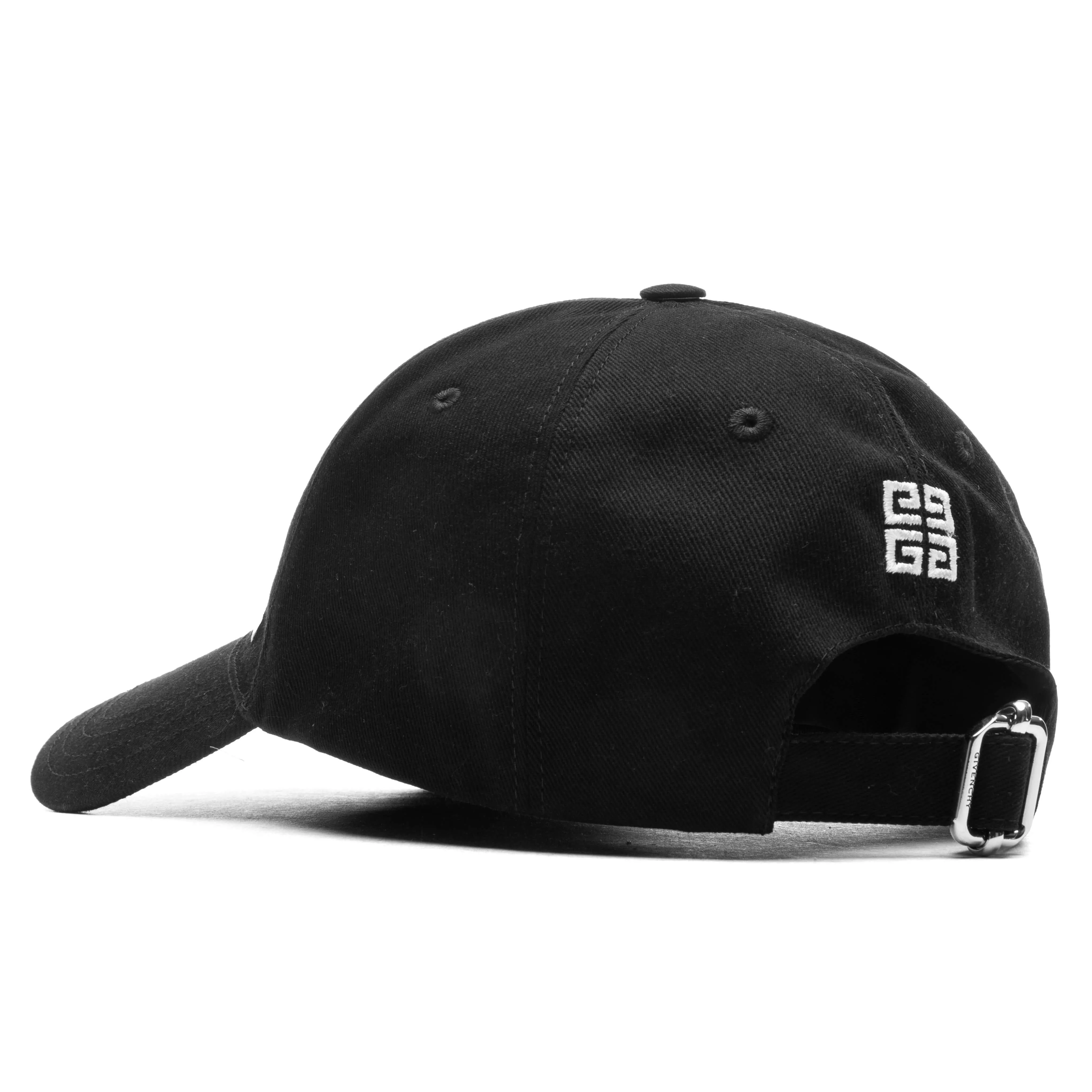 College Embroidered Cap - Black