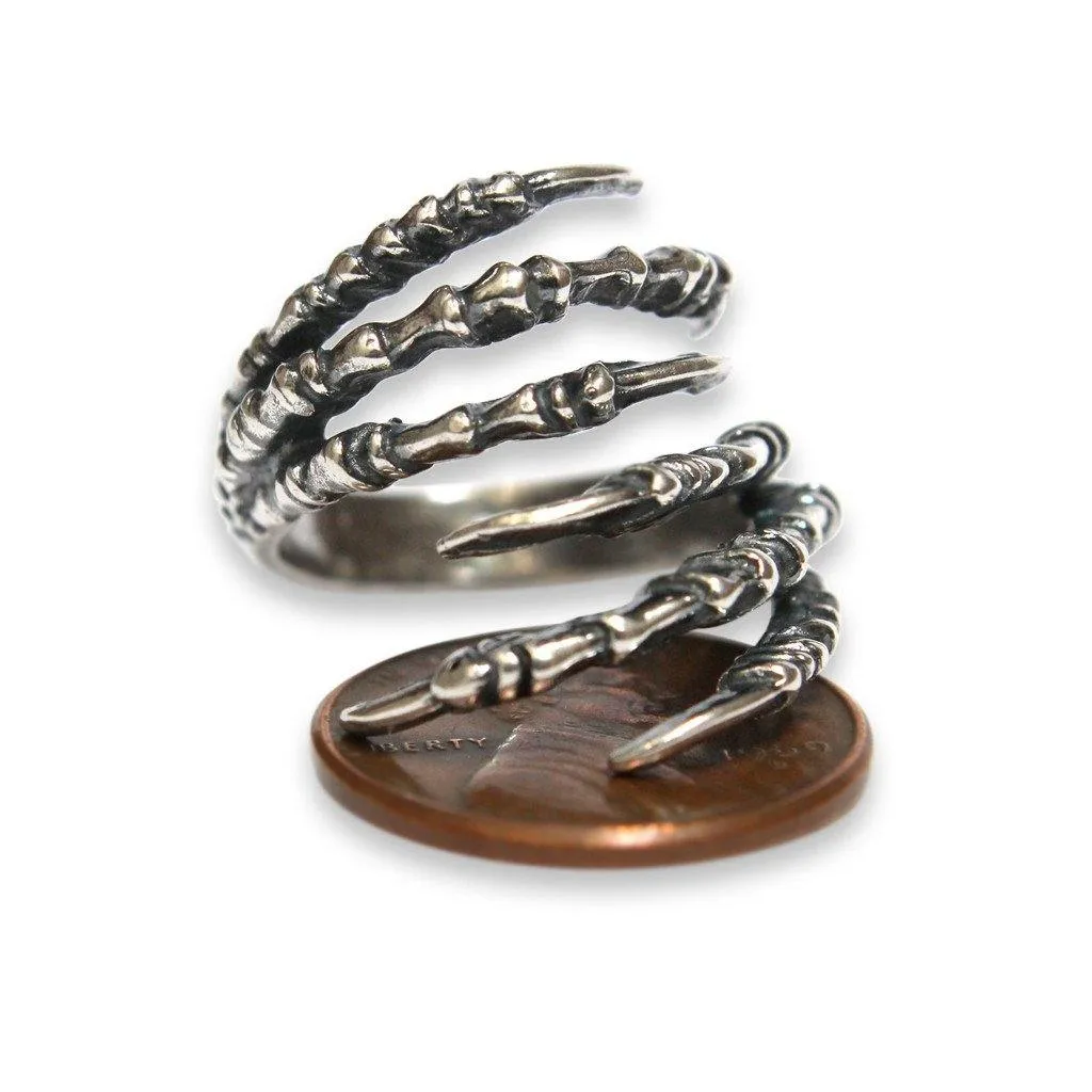 Double Raven Claw Ring