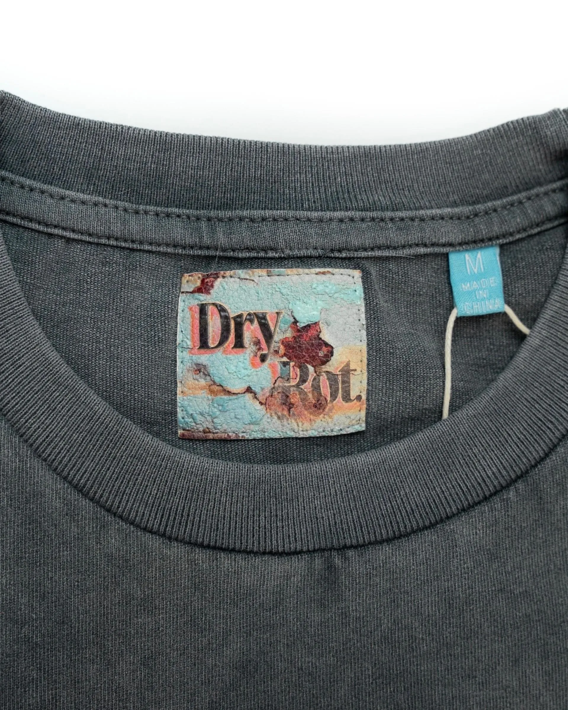 DRY ROT CLASSIC VINTAGE TEE DARK GREY