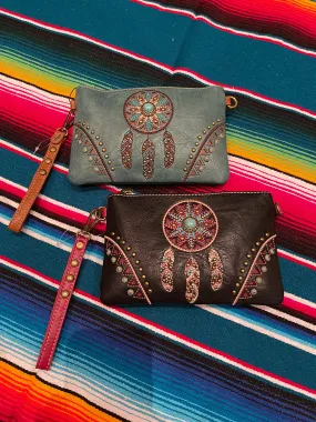 Embroidered BoHo WRISTLET Crossbody