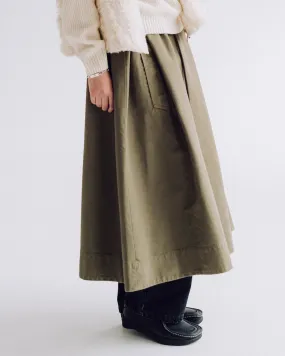 G.o.D Meadow Skirt Nebraska Cotton Dark Olive