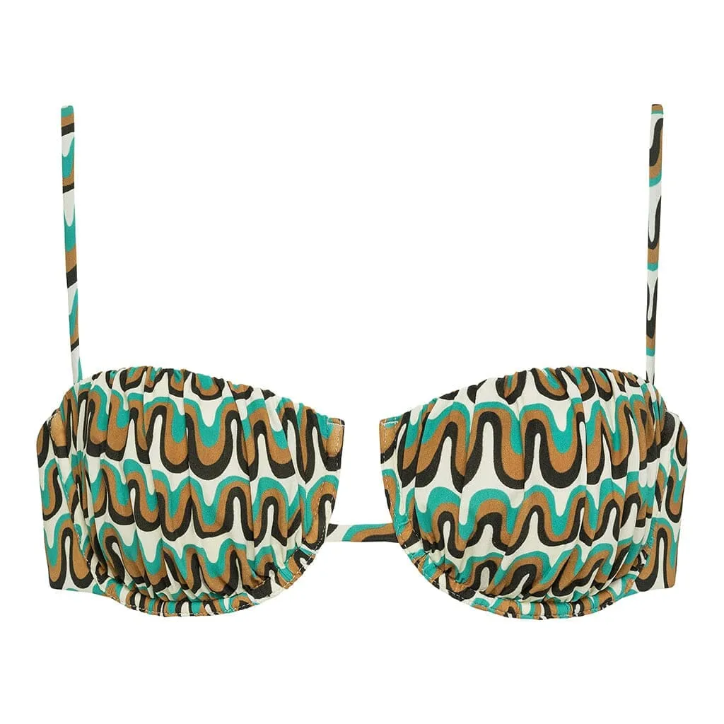 Groovy Petal Bikini Top