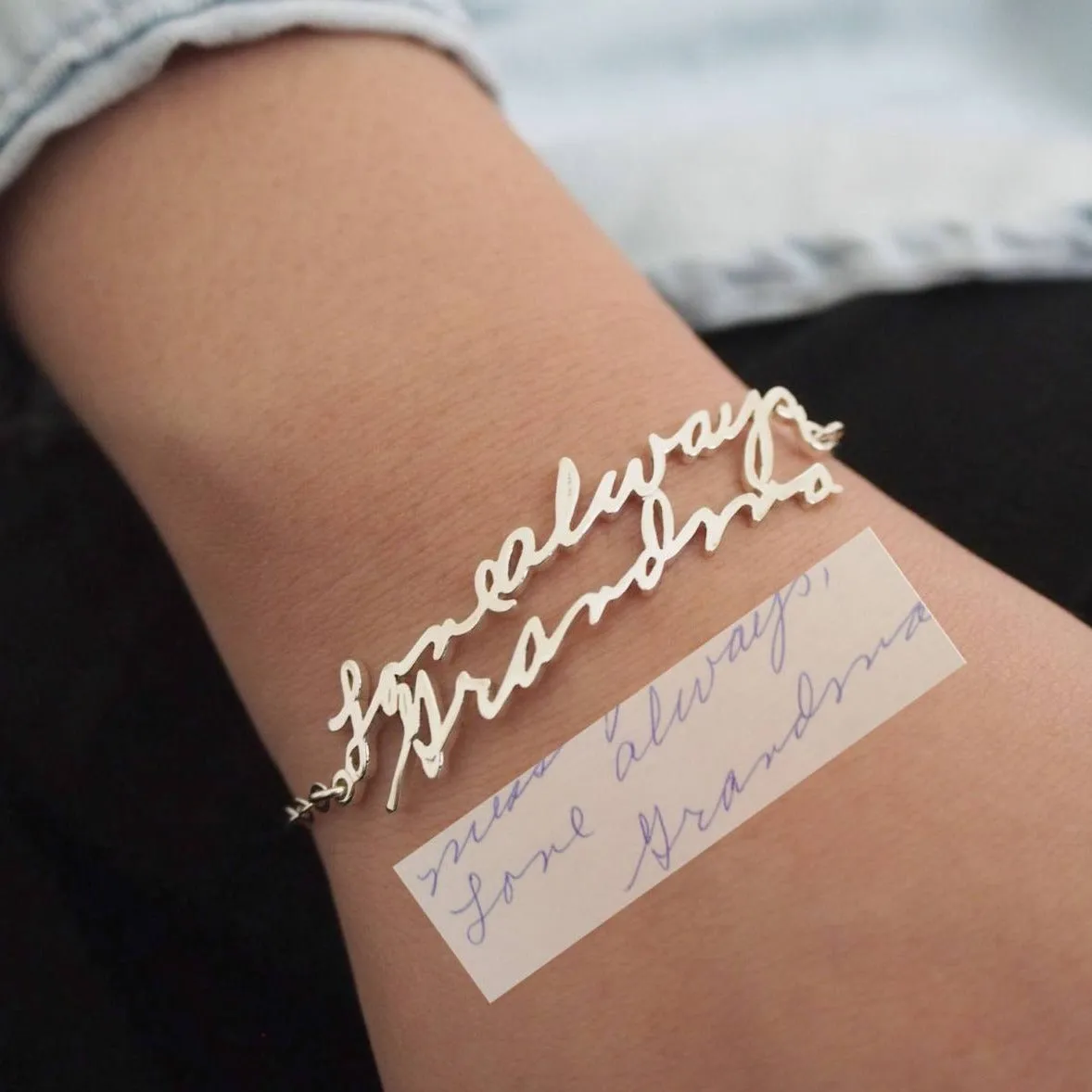 Handwriting Bracelet