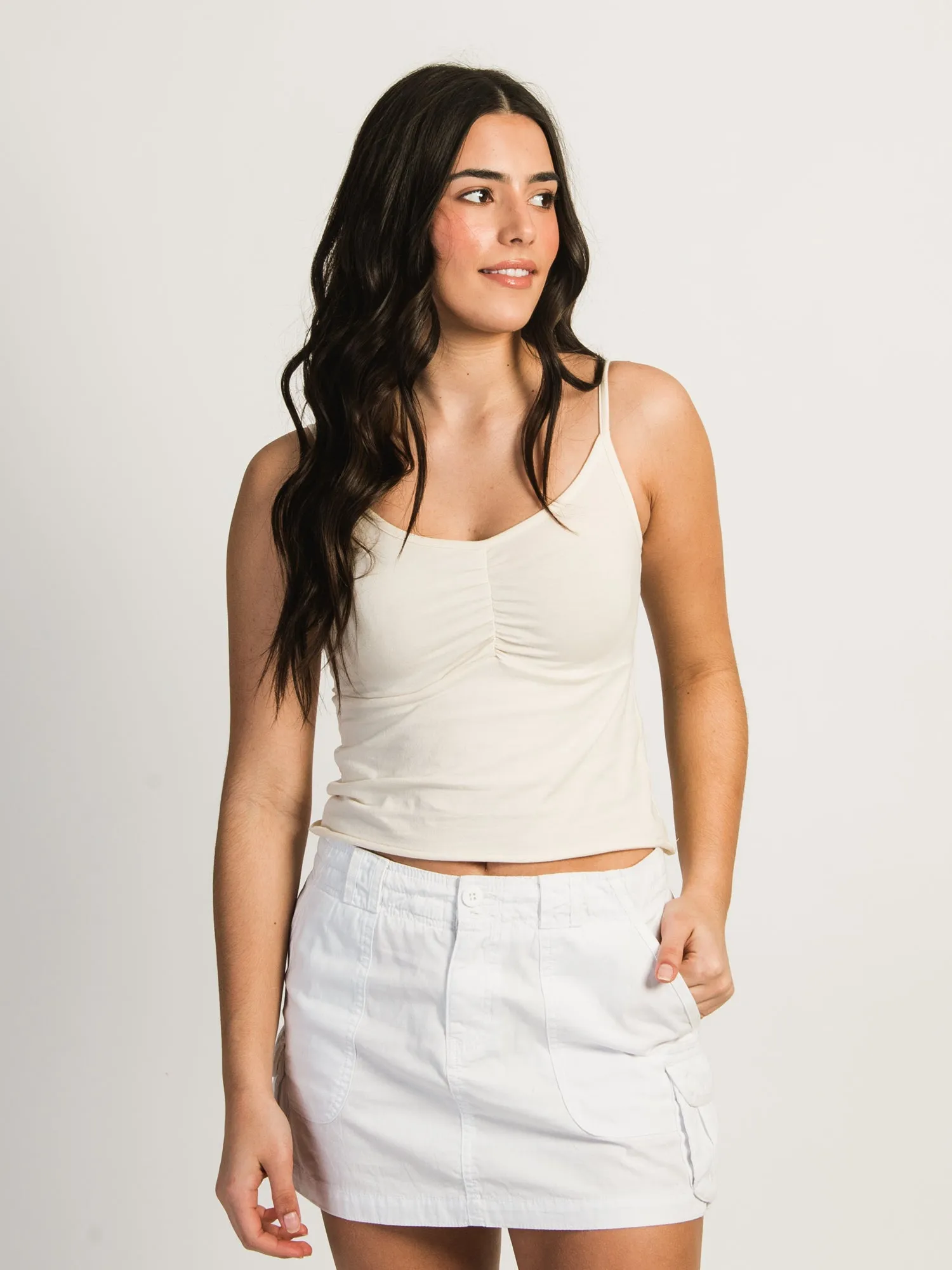 HARLOW ABBY TANK TOP - CREAM