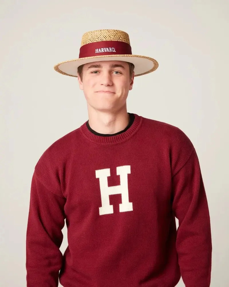 Harvard Straw Hat