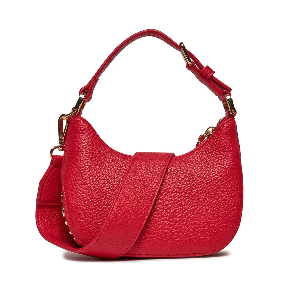 Hobo Bag Small LOVE MOSCHINO linea Giant Logo colore Rosso