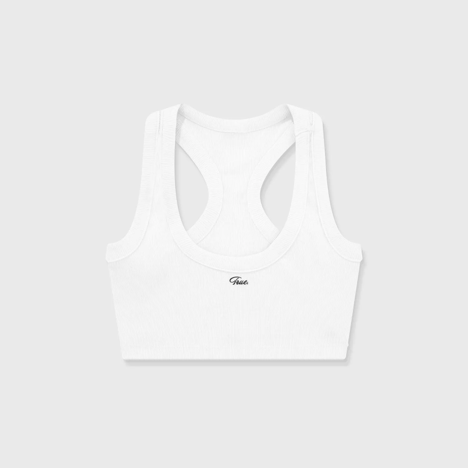 HofT Ribbed Tank Top - White