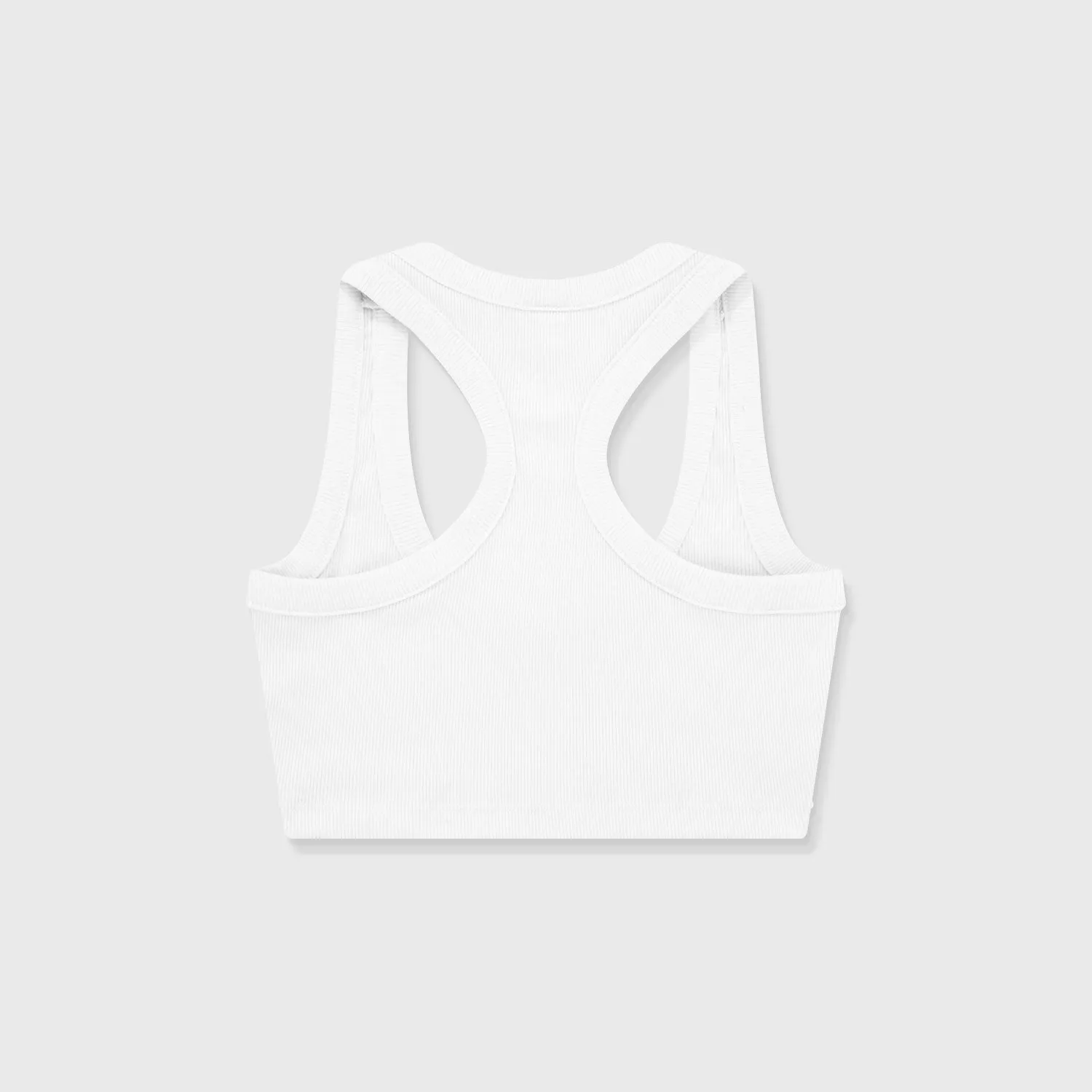 HofT Ribbed Tank Top - White