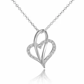 Infinite Love Knot Necklace Sterling Silver