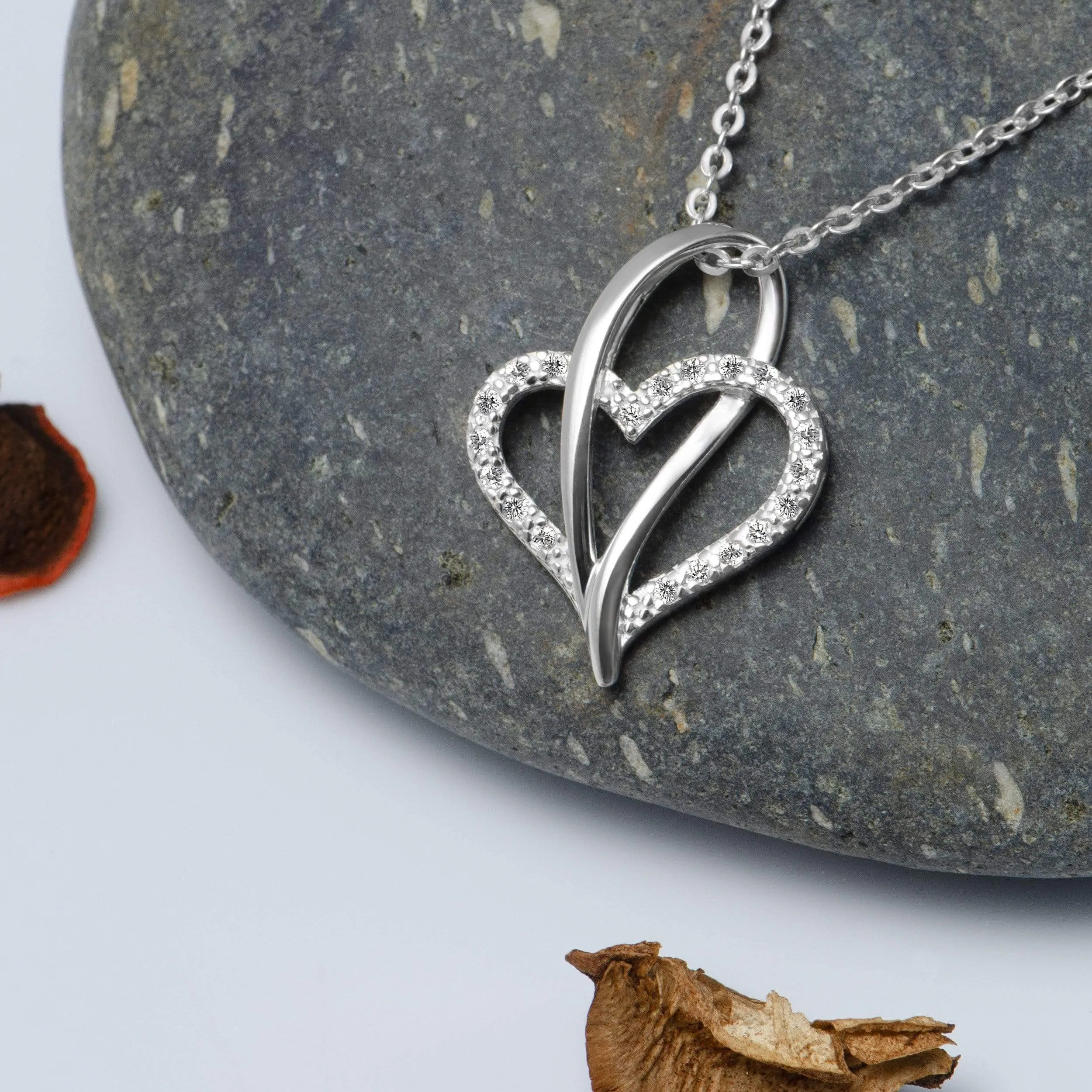 Infinite Love Knot Necklace Sterling Silver