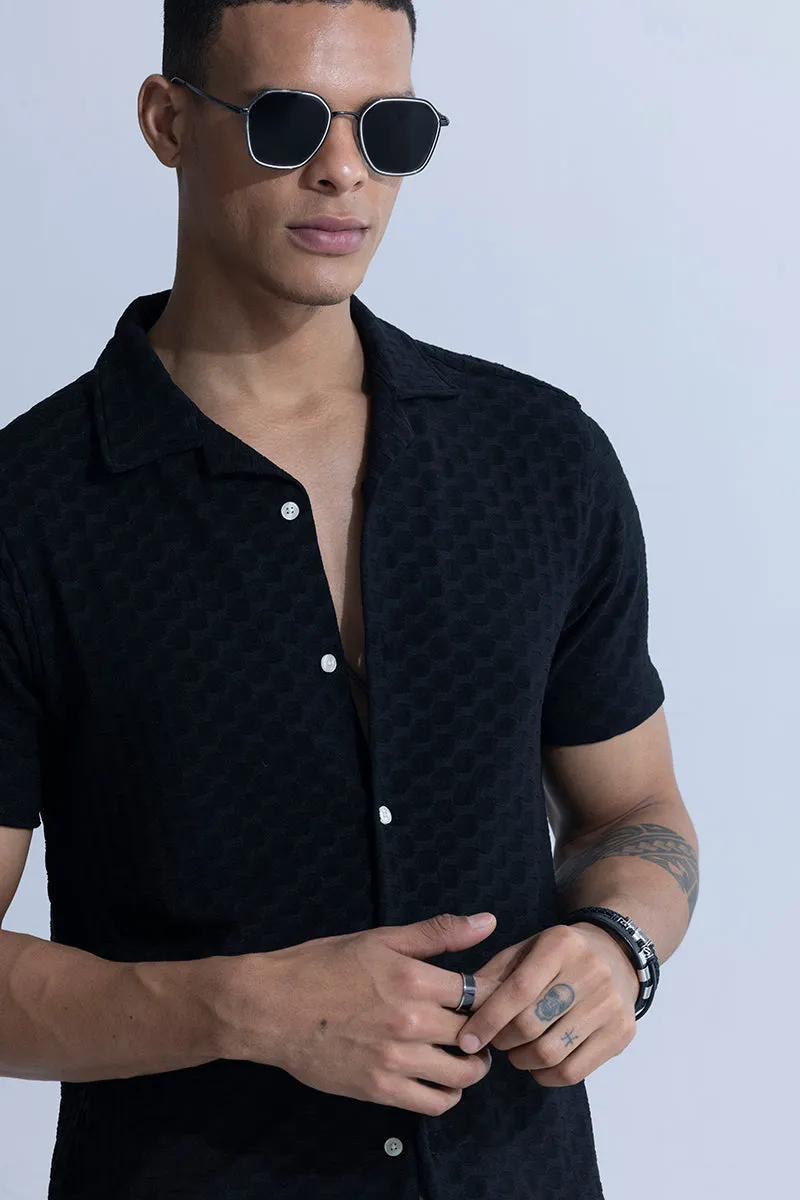 Interlace Black Shirt