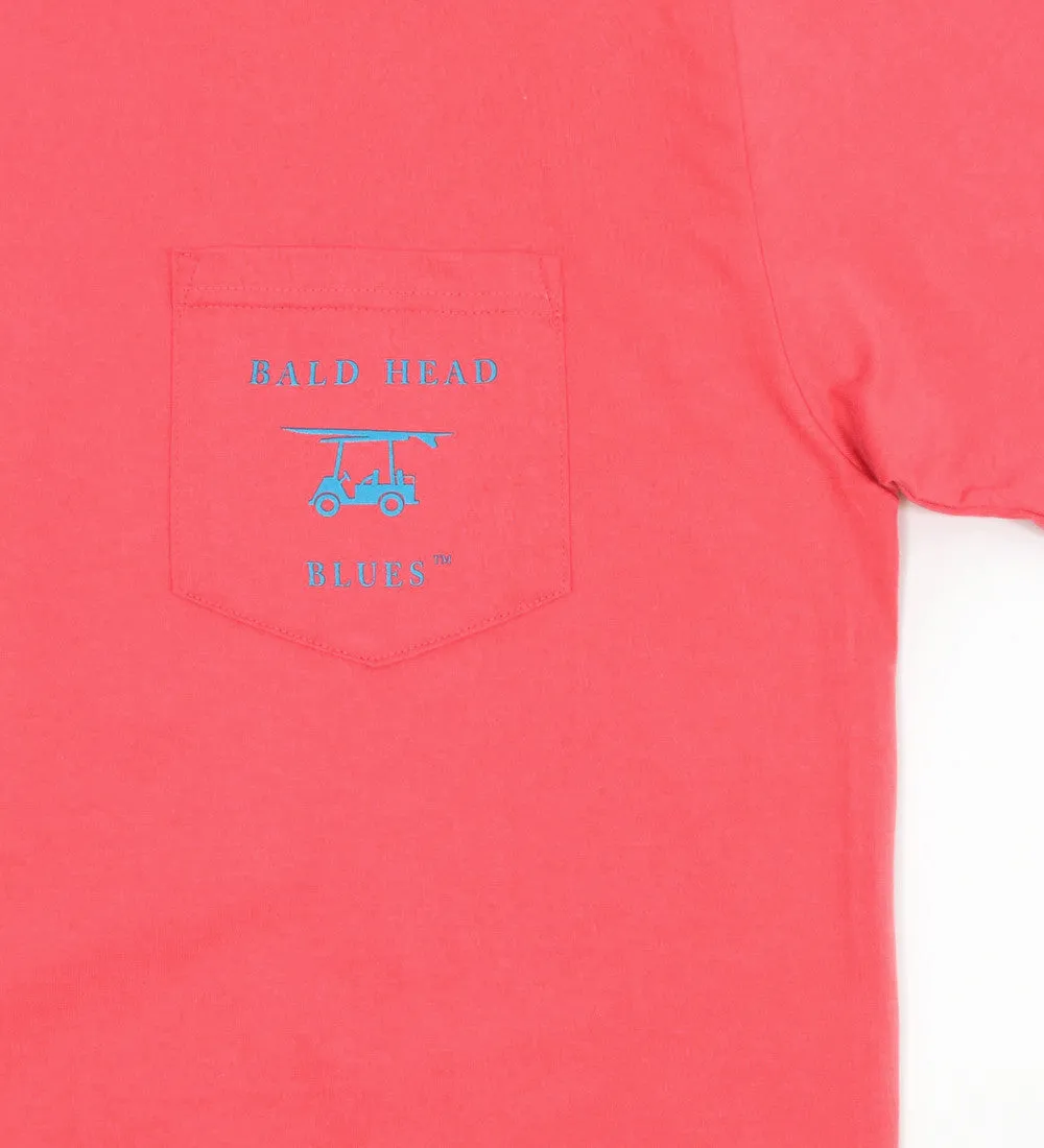 Island Tee - Short Sleeve Dog - Coral