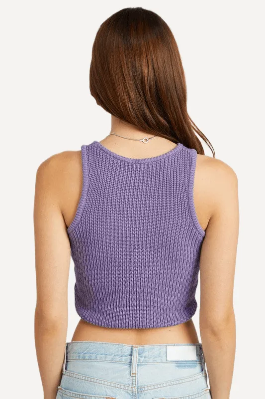 Junior's Knit Racerback Tank Top