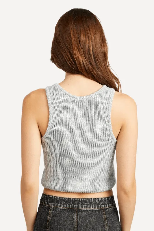 Junior's Knit Racerback Tank Top