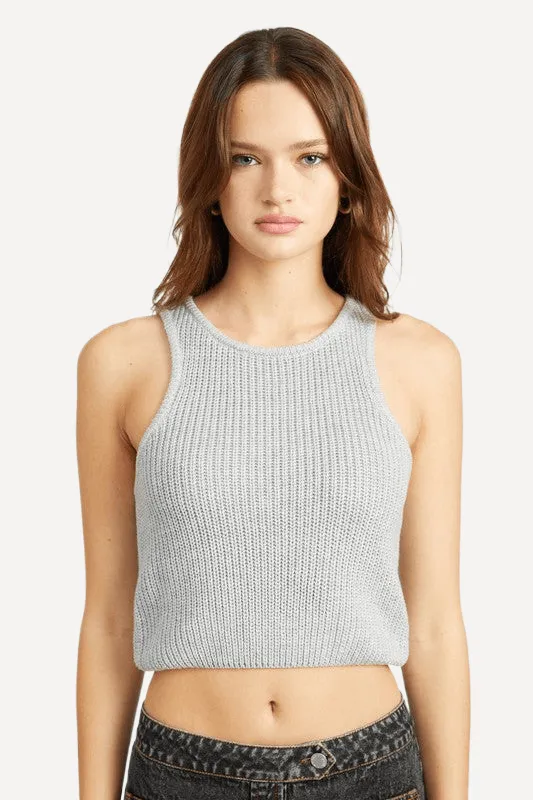 Junior's Knit Racerback Tank Top