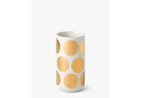 Kate Spade On The Dot Gold Dot Vase