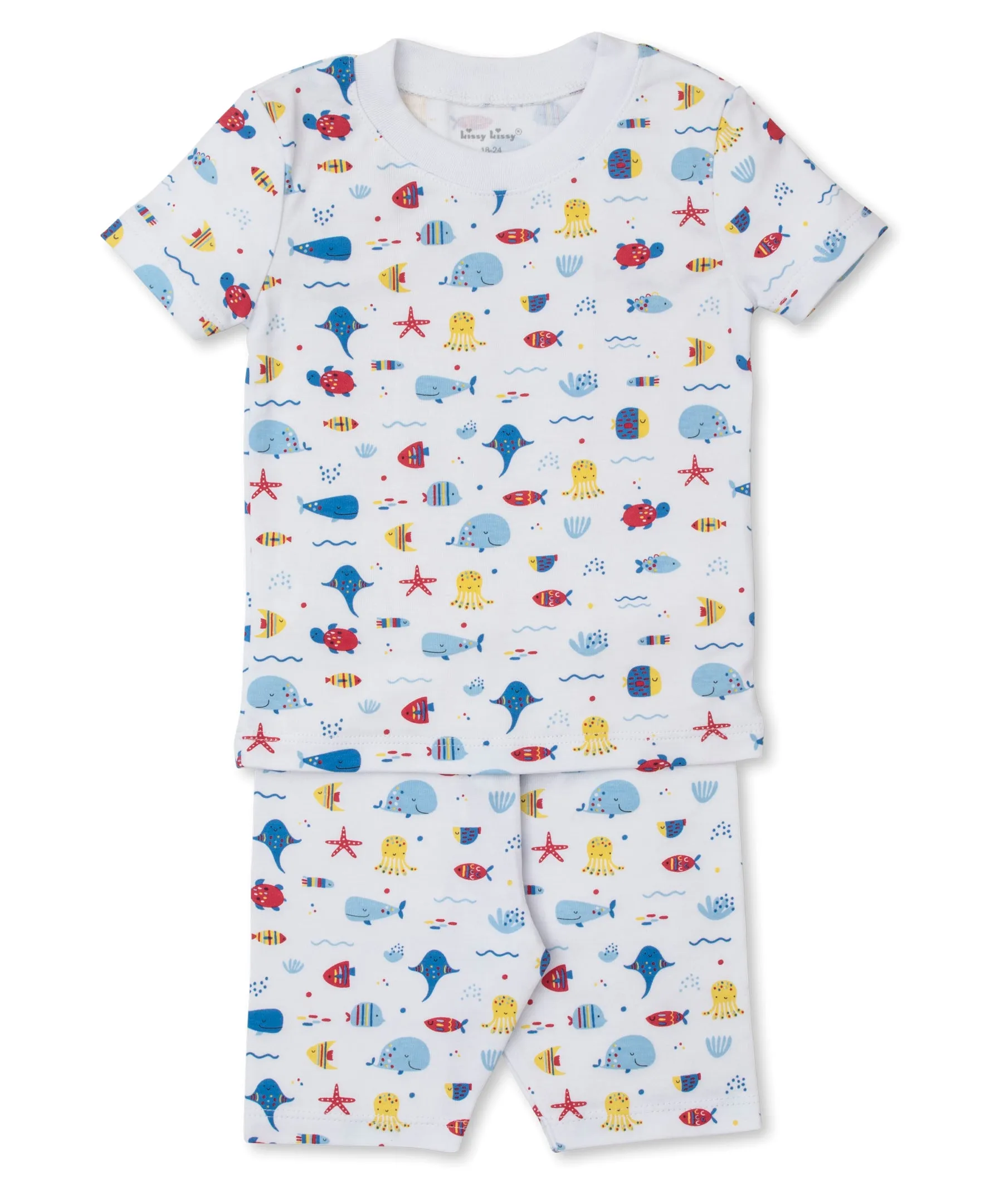 Kissy Kissy - Pajama Set - Sea Life Blue