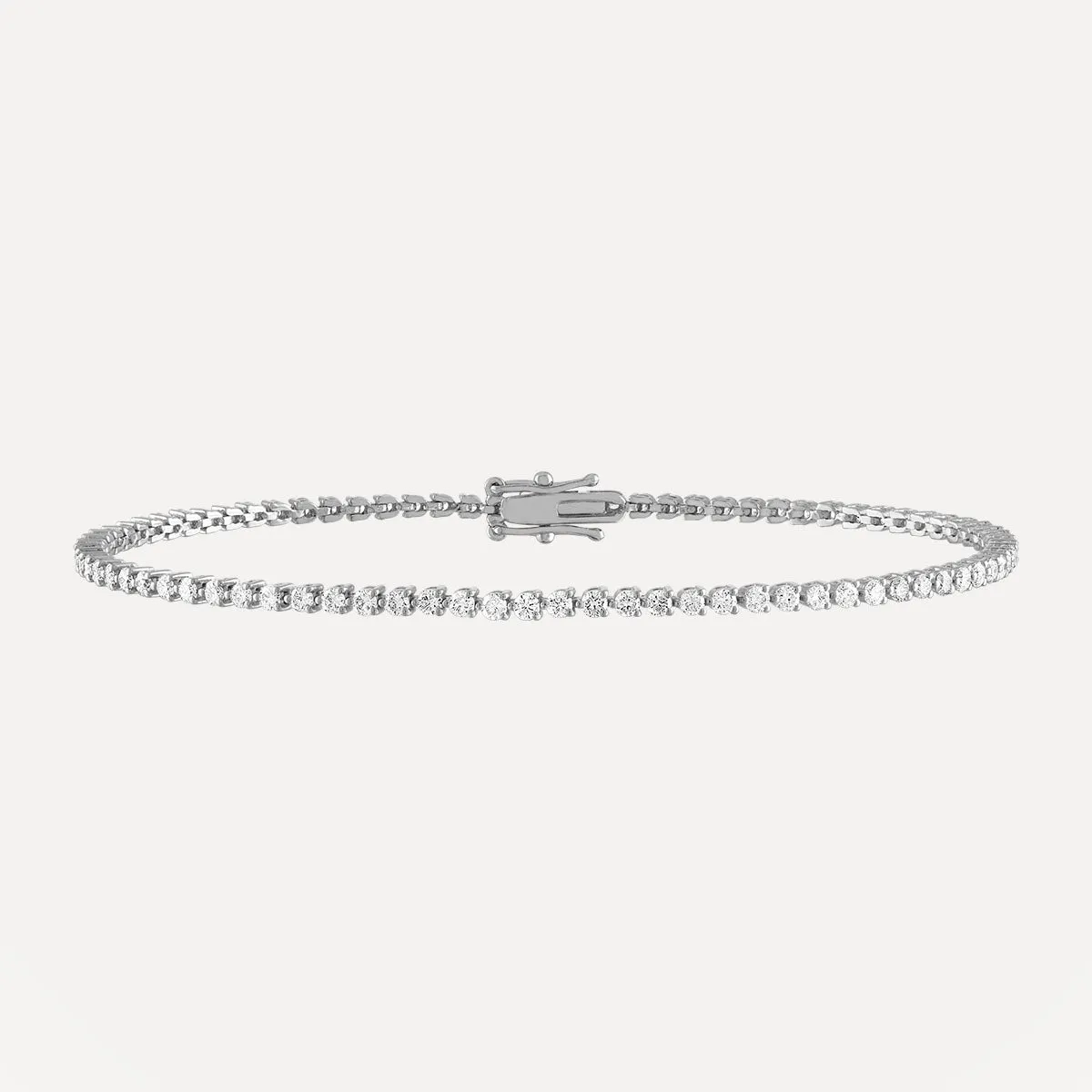 Lab-Grown Diamond Tennis Bracelet