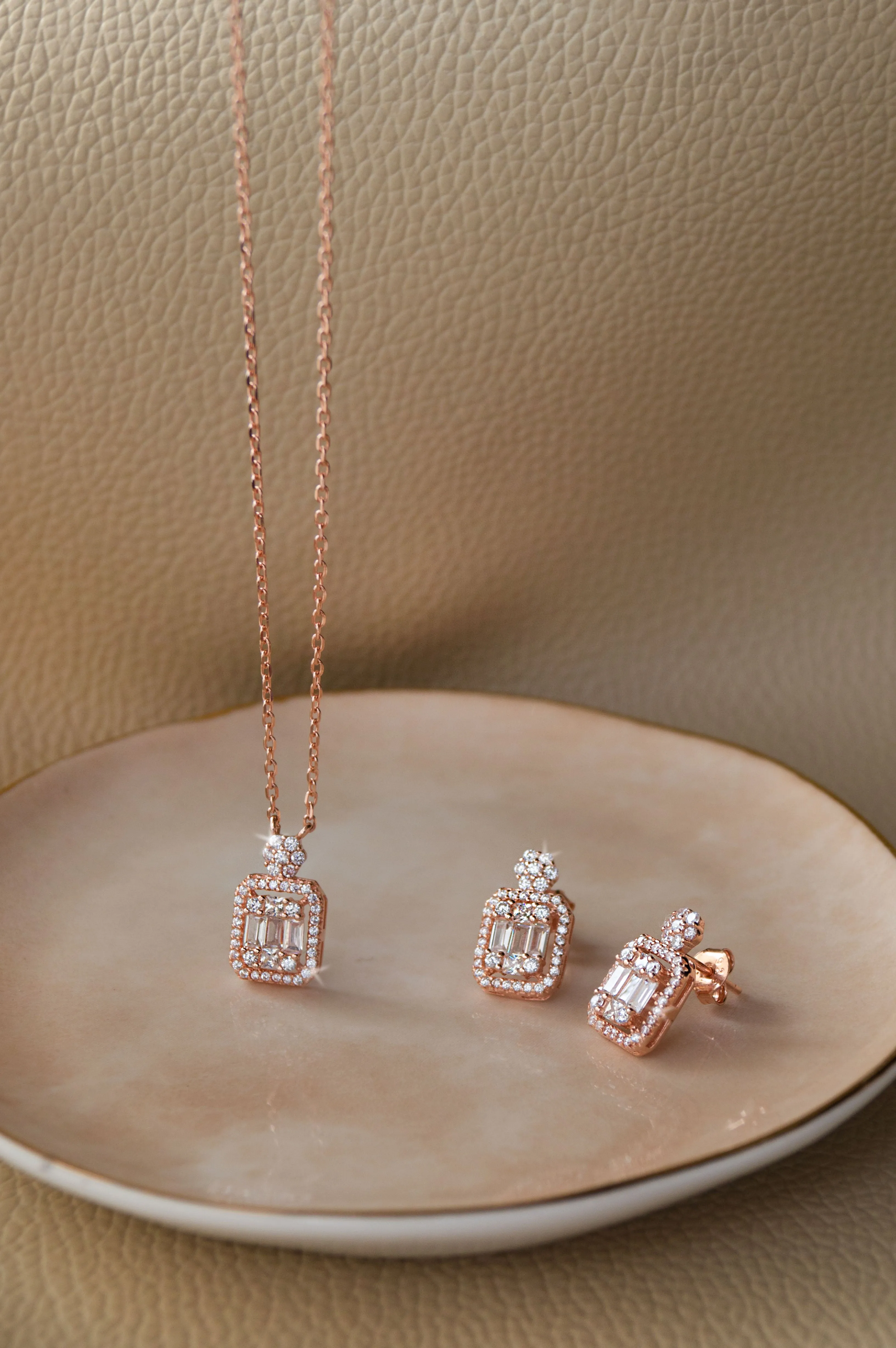 Let's Shine Sterling Silver Pendant Set