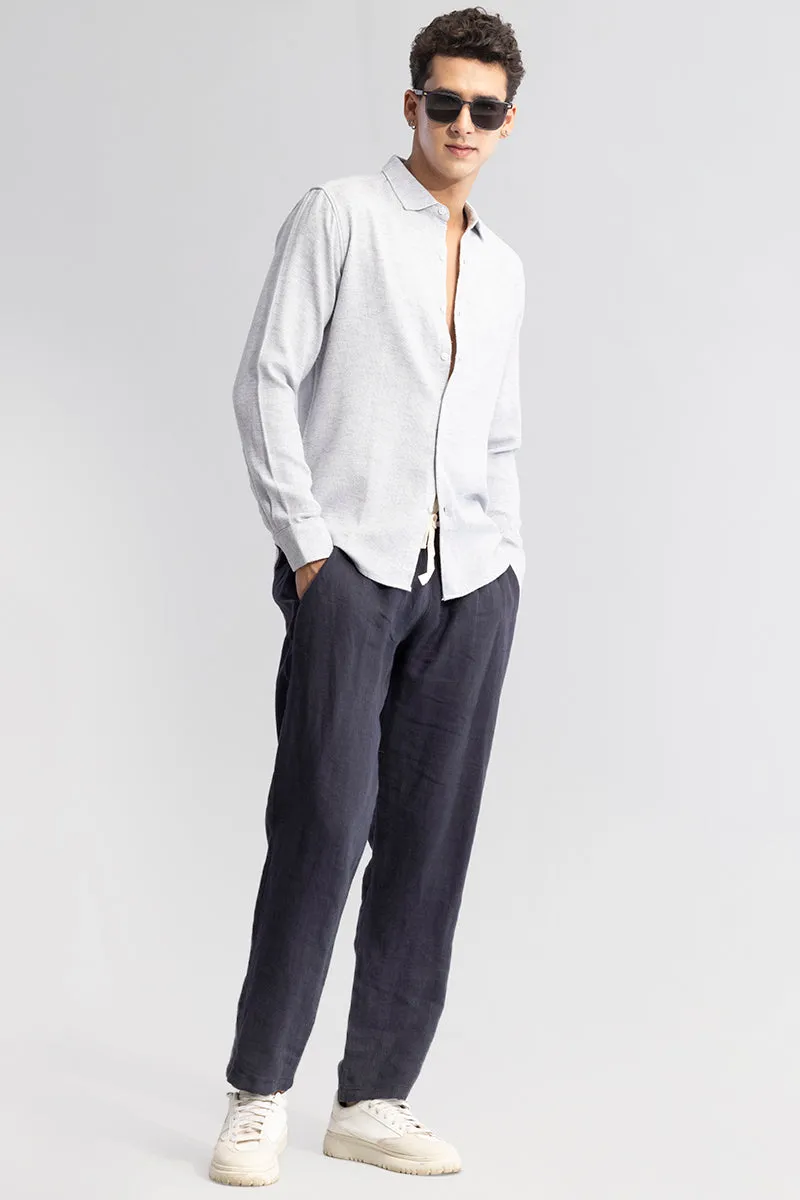 Linen Breeze Grey Shirt