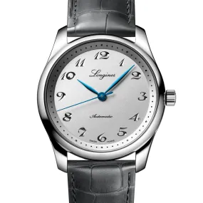 Longines Master 40MM 190th Anniversary Automatic Silver Dial Grey Leather Watch L27934732