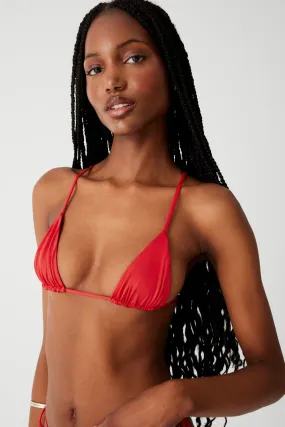 Lumia Triangle Bikini Top - True Red