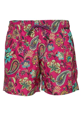 Magic Pink Paisley Swim Shorts