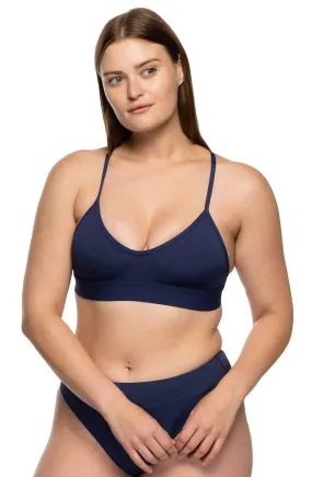 Mara Bikini Top - Navy