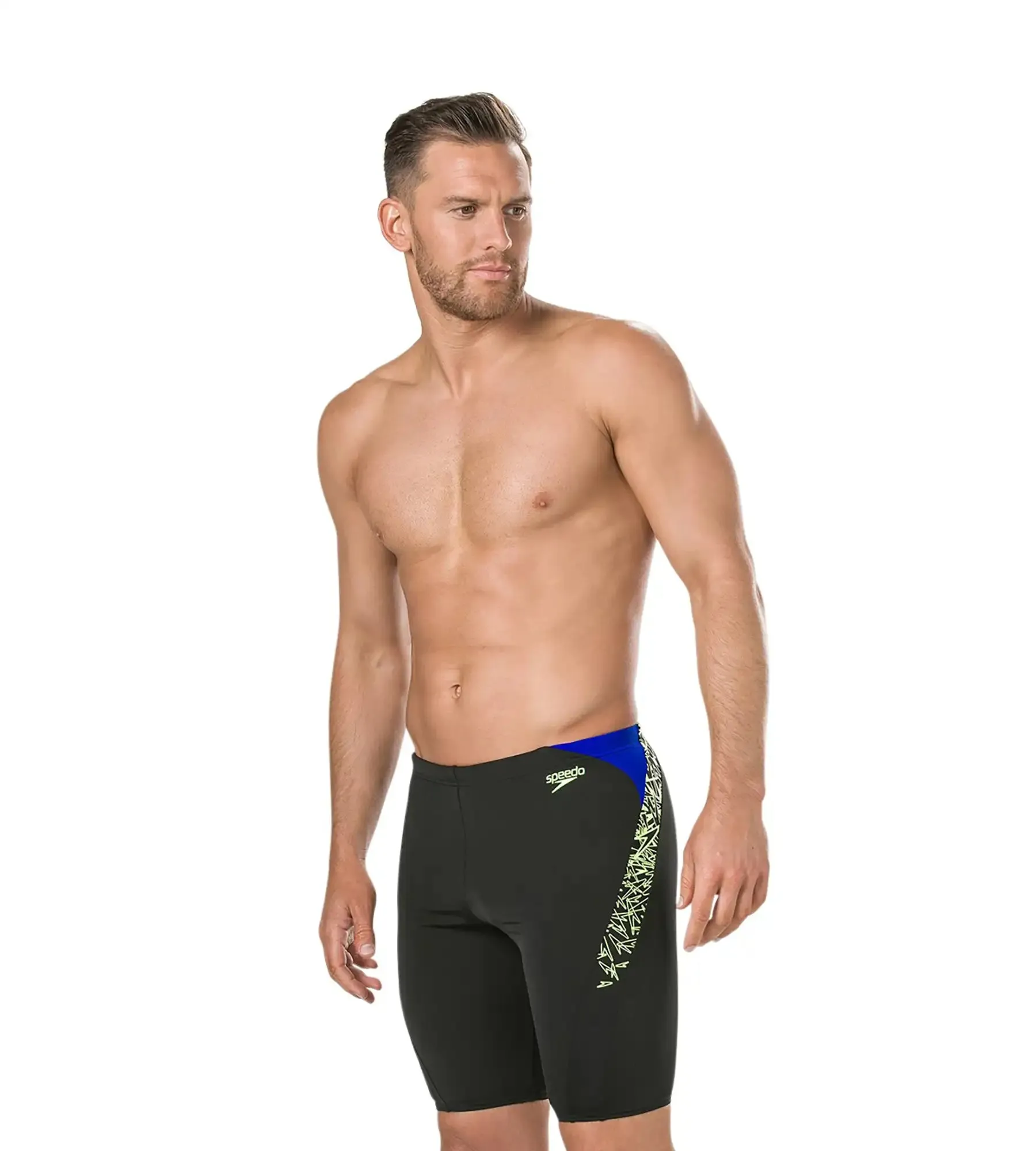 Men's Endurance Boom Splice Jammer - Black & Bright Zest