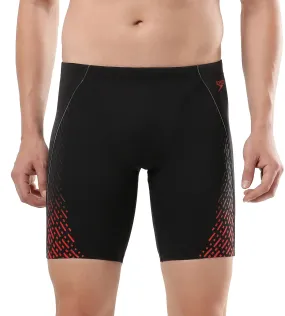 Men's Endurance Eco End  Mid Jammer - Black & Fed Red