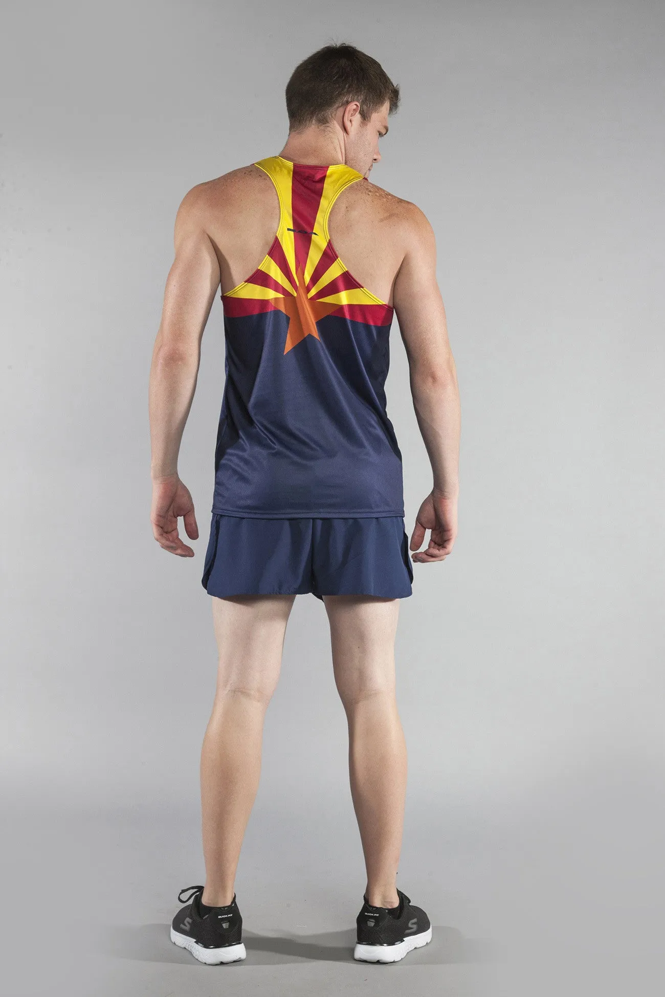 Men's Printed Singlet- Arizona