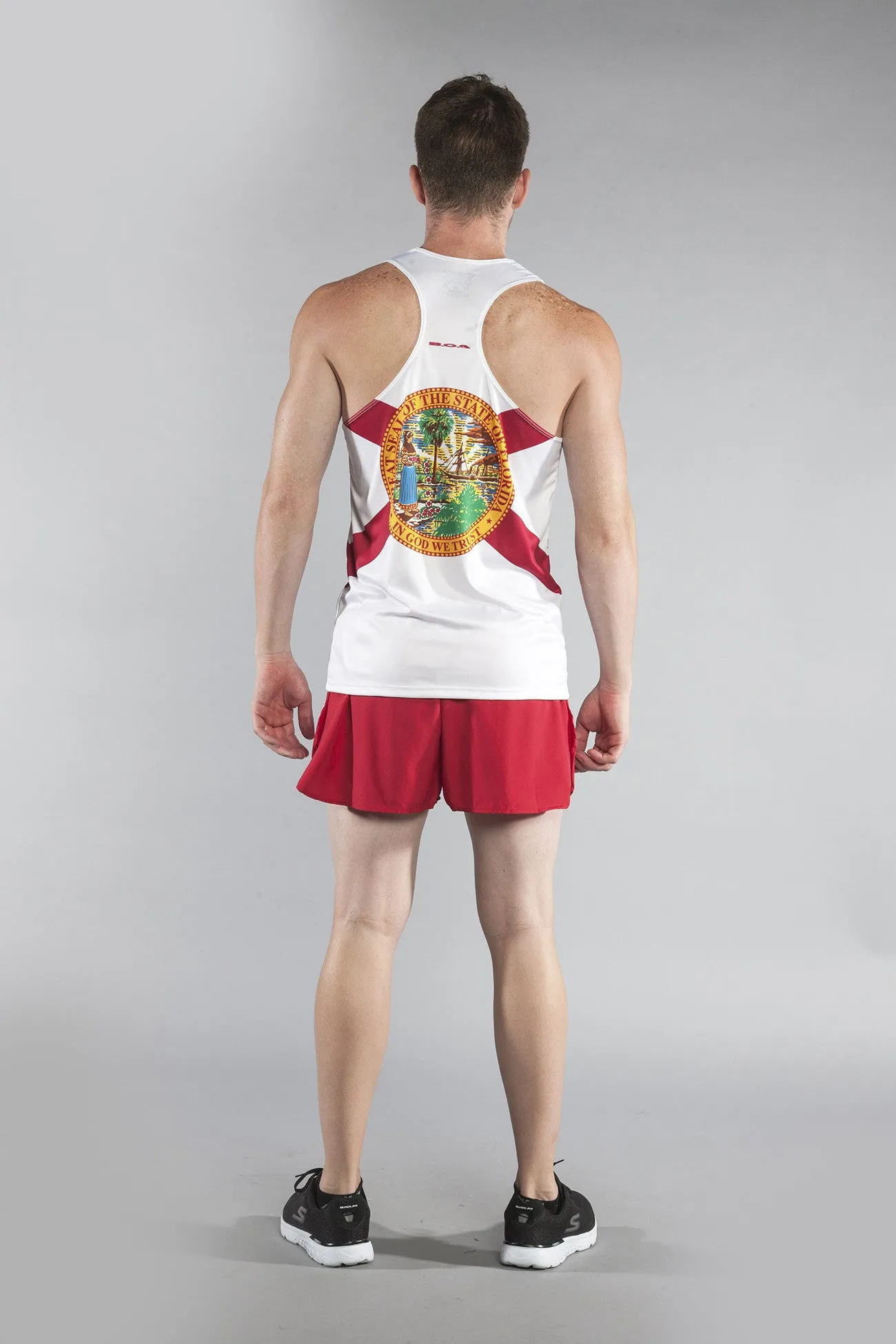 Men's Printed Singlet- Florida